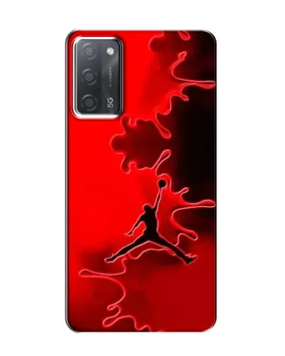 Чохол для OPPO A55 з картинкою «Jordan Red Smoke»