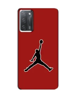 Чохол для OPPO A55 з картинкою «Jordan Red Back»