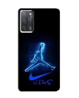 Чохол для OPPO A55 з картинкою «Jordan Neon Blue»