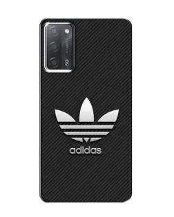 Чохол для OPPO A55 з картинкою «Adidas Карбонова текстура»