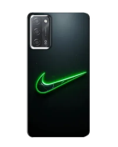 Чохол для OPPO A55 з картинкою «Неоновий контур Nike»