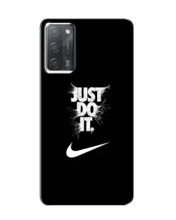 Чохол для OPPO A55 з картинкою «Текстовий принт Nike»