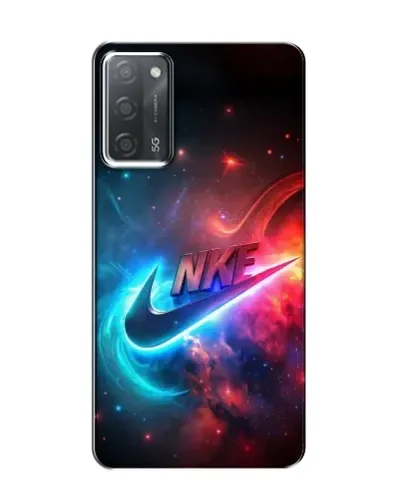 Чохол для OPPO A55 з картинкою «Вогняний логотип Nike»