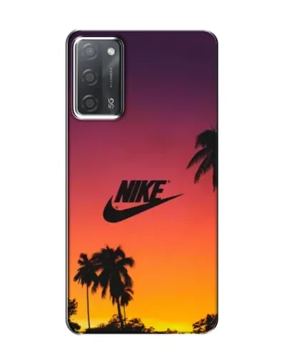 Чохол для OPPO A55 з картинкою «Nike на заході сонця»