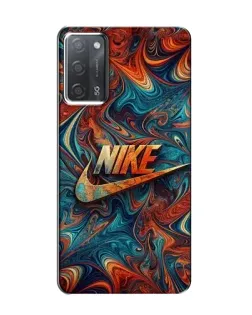 Чохол для OPPO A55 з картинкою «Nike в абстракції»