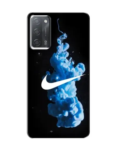 Чохол для OPPO A55 з картинкою «Nike та синій дим»