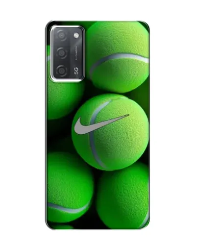Чохол для OPPO A55 з картинкою «Тенісні м'ячі Найк»