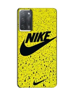Чохол для OPPO A55 з картинкою «Жовтий текстурний Nike»