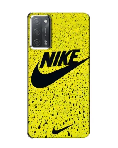 Чохол для OPPO A55 з картинкою «Жовтий текстурний Nike»