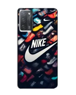 Чохол для OPPO A55 з картинкою «Колекція кросівок Nike»