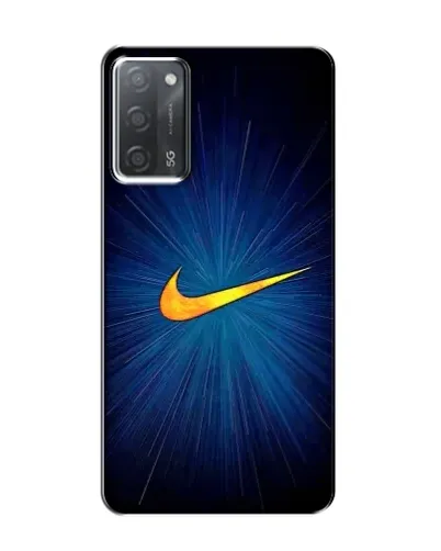 Чохол для OPPO A55 з картинкою «Синій пульс Nike» Чохол для OPPO A55 з картинкою «Синій пульс Nike»