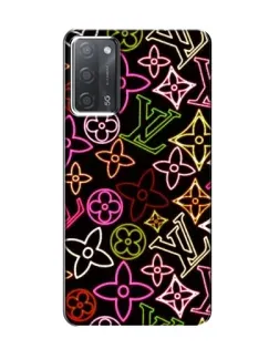 Чохол для OPPO A55 з картинкою «Неоновий мікс Nike»