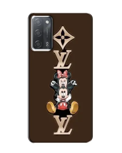 Чохол для OPPO A55 з картинкою «LV та Міккі Маус»