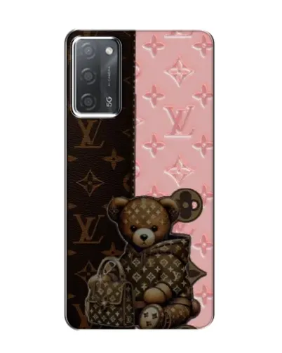 Чохол для OPPO A55 з картинкою «Ведмедик у стилі LV»