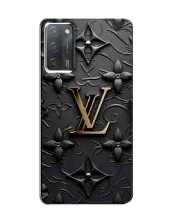 Чохол для OPPO A55 з картинкою «Шкіряна текстура LV»