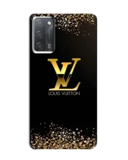 Чохол для OPPO A55 з картинкою «LV — золоті іскри»