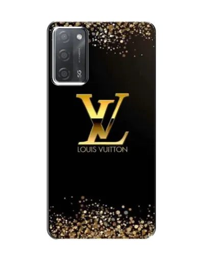Чохол для OPPO A55 з картинкою «LV — золоті іскри»