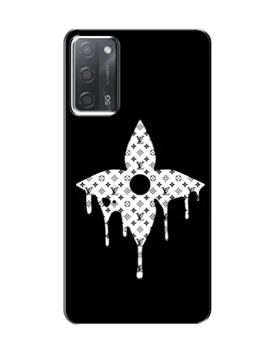 Чохол для OPPO A55 з картинкою «Квіткова монограма»