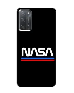 Чохол для OPPO A55 з картинкою «NASA — класика Red Blue»
