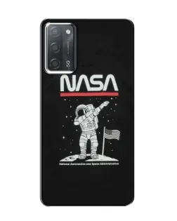 Чохол для OPPO A55 з картинкою «NASA — крокуємо по Місяцю»