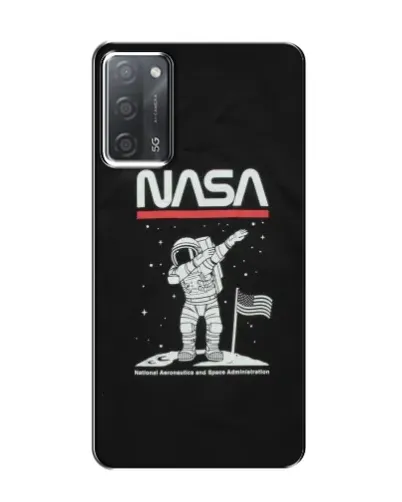 Чохол для OPPO A55 з картинкою «NASA — крокуємо по Місяцю»