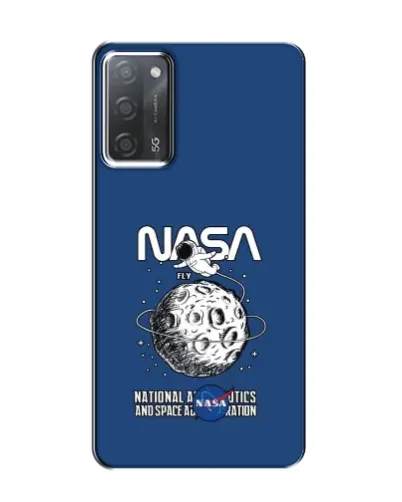 Чохол для OPPO A55 з картинкою «NASA — місячна місія»