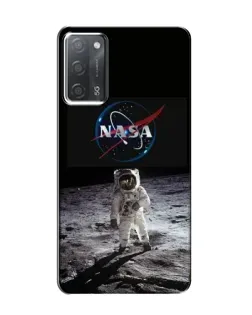 Чохол для OPPO A55 з картинкою «Астронавт на Місяці»