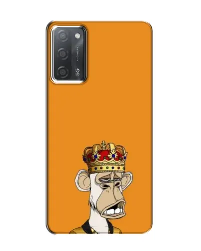Чохол для OPPO A55 з картинкою «Золота мавпа Bored Ape»