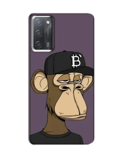 Чохол для OPPO A55 з картинкою «Bored Ape в кепці»
