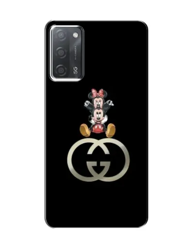 Чохол для OPPO A55 з картинкою «Мінні Маус на лого»