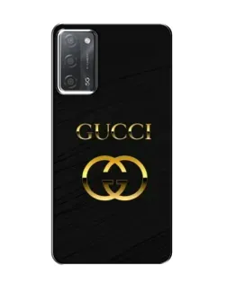 Чохол для OPPO A55 з картинкою «Золотий логотип Gucci»