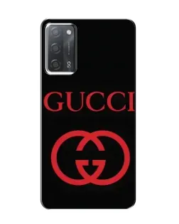 Чохол для OPPO A55 з картинкою «Gucci — червоний логотип»