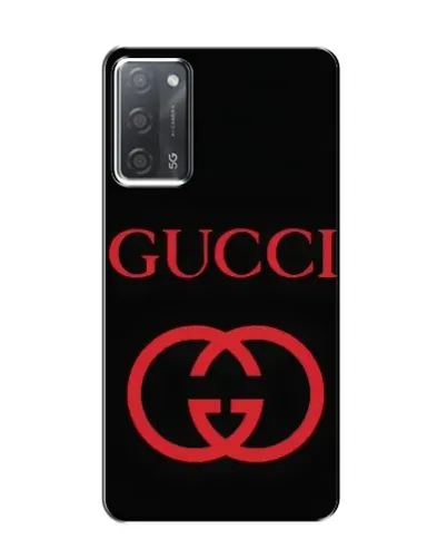 Чохол для OPPO A55 з картинкою «Gucci — червоний логотип»