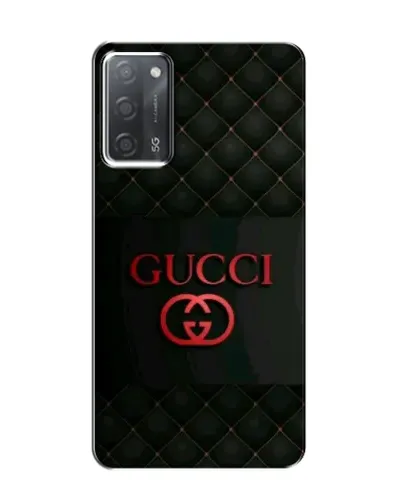 Чохол для OPPO A55 з картинкою «Gucci — стьобаний чорний»