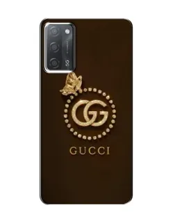 Чохол для OPPO A55 з картинкою «Gucci — золотий метелик»