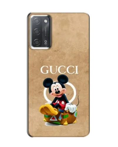 Чохол для OPPO A55 з картинкою «Міккі Маус Gucci — крафт»