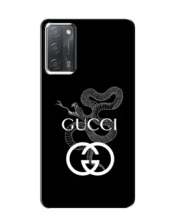 Чохол для OPPO A55 з картинкою «Gucci — срібна змія»