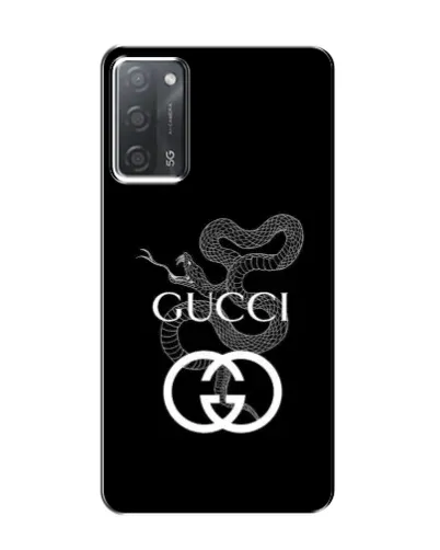 Чохол для OPPO A55 з картинкою «Gucci — срібна змія»