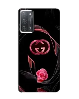 Чохол для OPPO A55 з картинкою «Gucci — неонова троянда»