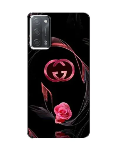 Чохол для OPPO A55 з картинкою «Gucci — неонова троянда»