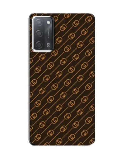 Чохол для OPPO A55 з картинкою «Gucci — золоті діагоналі»