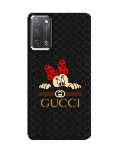 Чохол для OPPO A55 з картинкою «Мінні Маус Gucci — чорний»