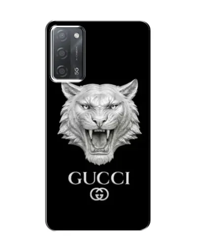 Чохол для OPPO A55 з картинкою «Gucci — срібний лев» Чохол для OPPO A55 з картинкою «Gucci — срібний лев»