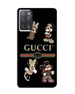 Чохол для OPPO A55 з картинкою «Gucci — герої Disney та монограма»