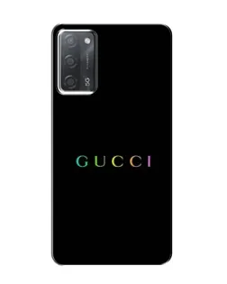 Чохол для OPPO A55 з картинкою «Gucci — неоновий мінімалізм»