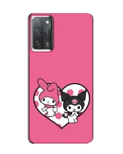Чохол для OPPO A55 з картинкою «Kuromi та My Melody»