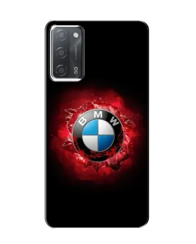Чехол для OPPO A55 с картинкой «Логотип BMW — вспышка»