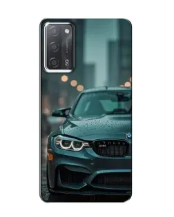 Чехол для OPPO A55 с картинкой «BMW в огнях города»