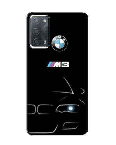 Чехол для OPPO A55 с картинкой «Минималистичный принт BMW M3»
