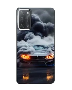 Чехол для OPPO A55 с картинкой «BMW в дыму»